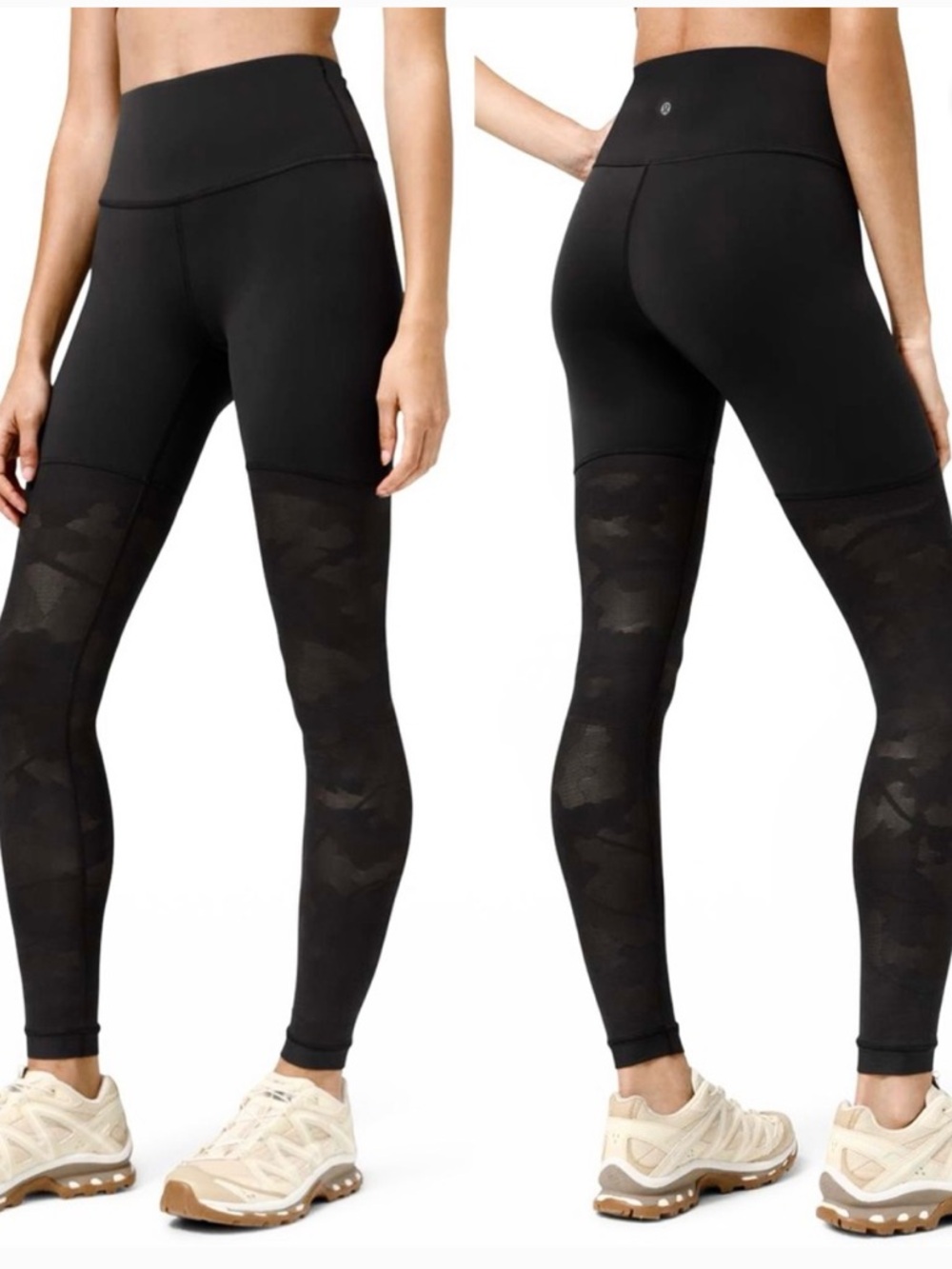 Lululemon Sheer Will High-Rise Tight 28" *Camo Black